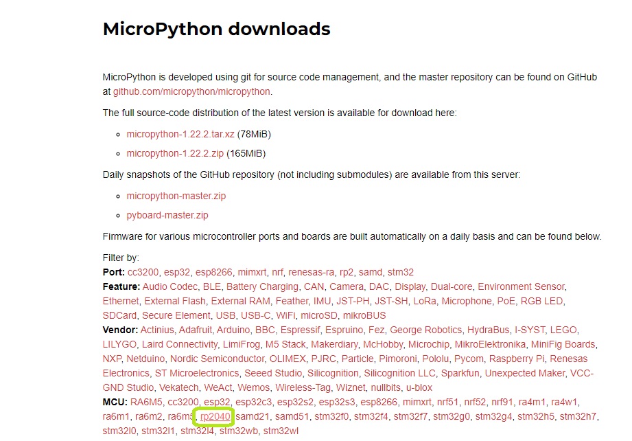 MicroPython Website
