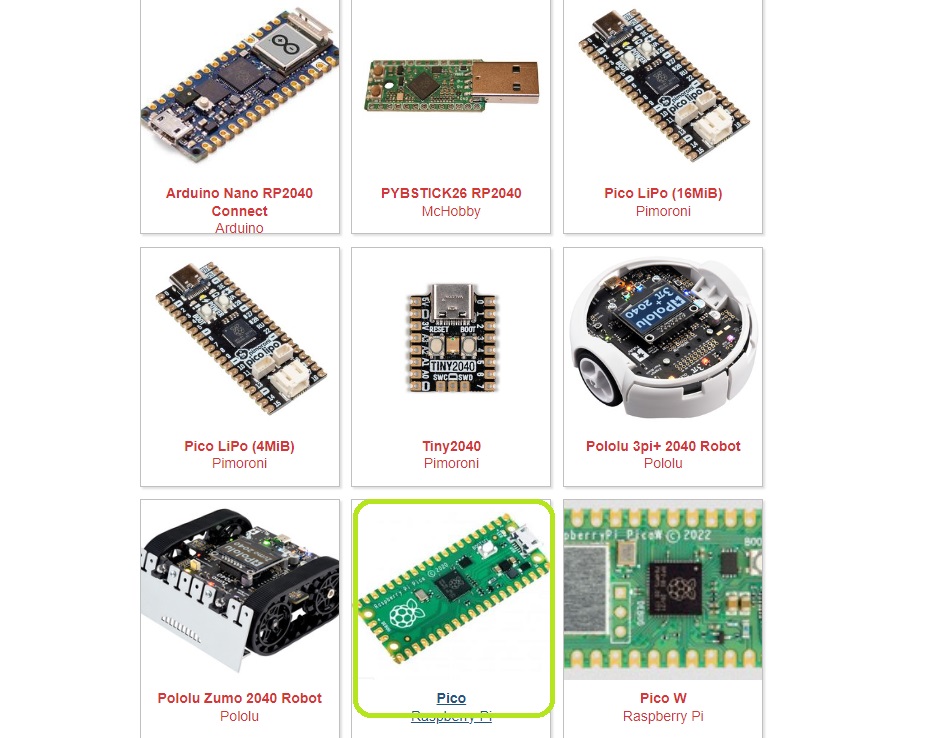 Screenshot of Website